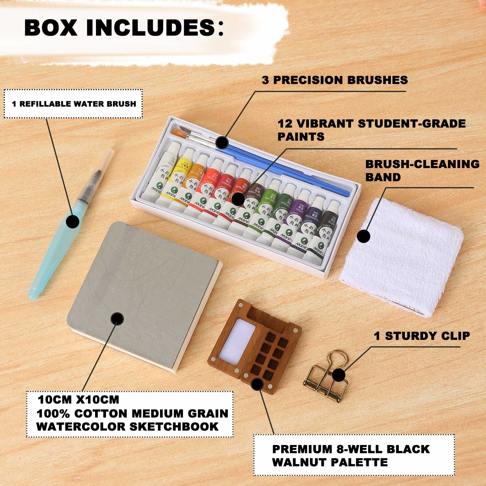 Mini Watercolor Kit – Everything You Need to Start Painting Anywhere