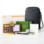 Orbixa mini watercolor travel set forest green