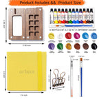 Orbixa watercolor set contents