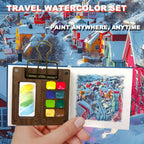 Orbixa watercolor set in use