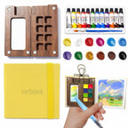 Orbixa mini watercolor palette yellow